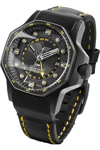 Vostok Europe Atomic Age Herren Uhr analog Quarzwerk mit Leder Armband NH34-640C703