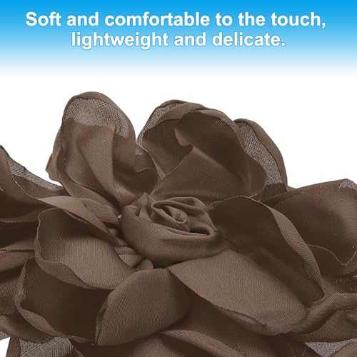 Image of PATIKIL Rose Flower Hair Clips, Fabric Brooch Pins for Women Wedding Party Dance Dress Clothes Accessories Valentine's Day Gifts