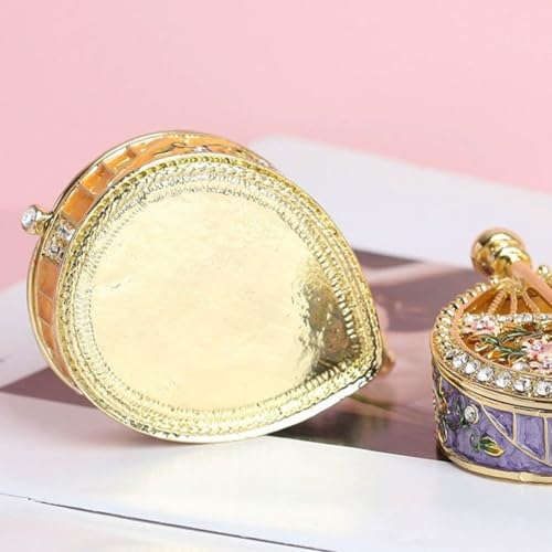Boîte à bijoux décorative et rangement pour boucles d'oreilles ou bagues