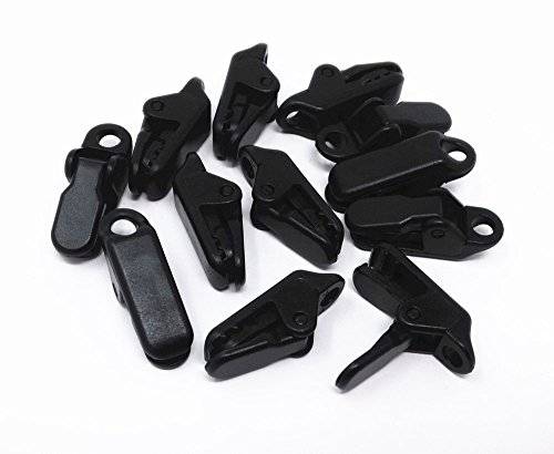 Honbay 12pcs Tarp Clips Awning Clamp Tent Snaps Camping Clips
