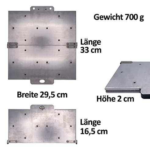 GEKA Klappbare Park-Warntafel KFZ | Das OEM Original vieler Hersteller, zugelassene Parkwarntafel, Auto, LKW, Anhänger, Wohnwagen, Sicherheit, linksabweisend (hinten)