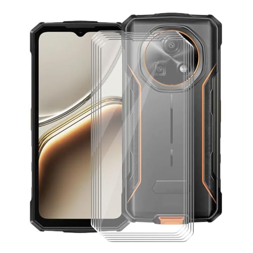 YQINHHME [5 Pack] para Doogee Fire 5 Pro Cristal Templado (6.60 Protector Pantalla Ultrafino HD de Diseño Exclusivo, 9H Dureza Anti-Rasguños Película de Vidrio Templado para Doogee Fire 5 Pro