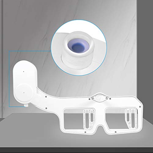 Zomma Bidet, Self-Cleaning Nozzle and Non-Electric Nozzle (Posterior/Feminine Wash) Fresh Water Sprayer Bidet for Toilet, Adjustable Water Pressure Bidet Seat Attachment with Brass Inlet - Thumbnail 2