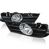 SPEC-D TUNING Clear Bumper Driving Fog Lights + Bulbs + Switch Compatible with 1999-2004 VW Golf GTI MK4 L+R Pair Assembly