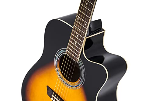 Washburn WA90CEVSB Vintage Series 6 String Acoustic-Electric Guitar thumb #7