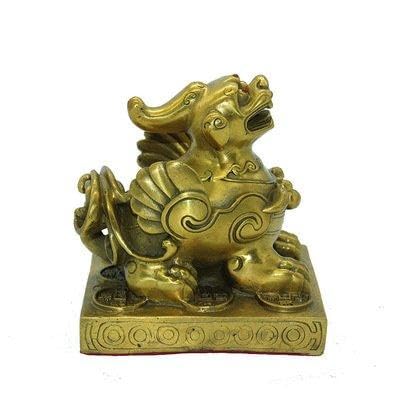 Pi Xiu Feng Shui en cuivre pur pour surmonter les blocages financiers et protéger votre foyer