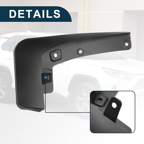 Image of Mud Flap Splash Guard for Toyota Highlander 2020-2024 Durable | Front & Rear Side Mudflaps with Mount Accessor 1 Set