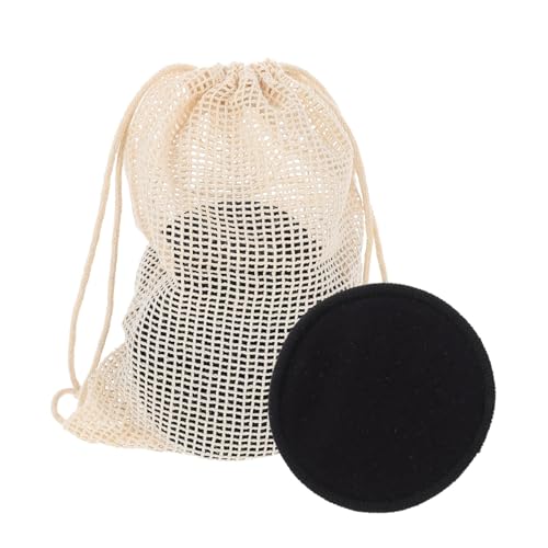 Healvian 16 Piezas almohadillas desmaquillantes polaco bálsamo limpiador maquillaje cushion colocador de maquillaje esponja maquillaje desmaquillantes esponjas de limpieza Black