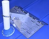 VentSaver EZ Vent Pipe and Chimney Snow Slide Protection for Standing Seam Metal Roof Panels