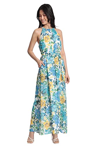 Image of Maggy London Women's Maggy London Women's Halter Neck Maxi Dress