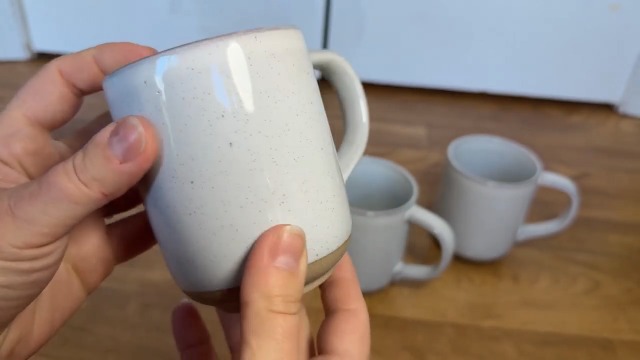 Set de 4 tazas de cerámica para café Hasense 14 oz miniatura 7