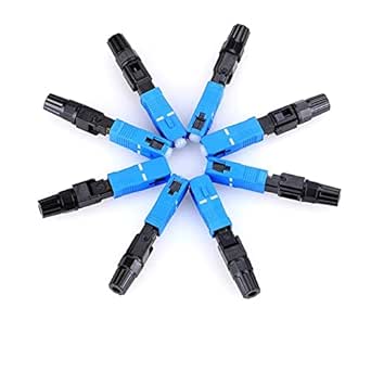 Amazon.com: FTTH SC APC Single Mode SC UPC Fiber Optic Quick Connector ...