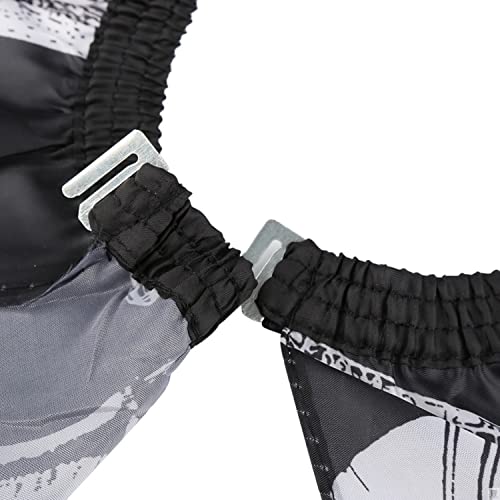 Foto von Huanchenda Friseurumhänge Haar Salon Cape, 2 Stk Professionelle Haar Styling Cape Nylon Haarschnitt Salon Cape Kleid Friseursalon mit Druckknopfverschluss