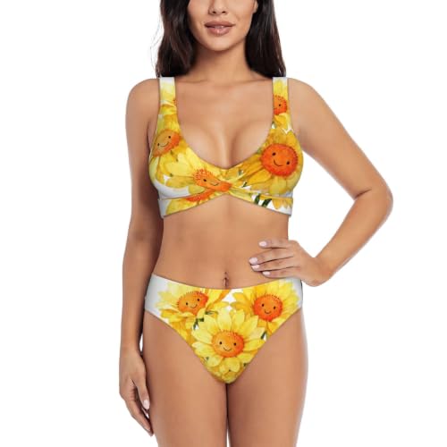 Bikini croisé push-up avec coussinets amovibles pour un galbe parfait
