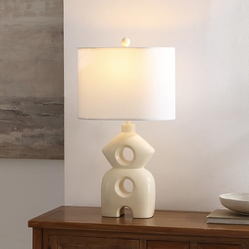 Lámpara de mesa SAFAVIEH color crema 25 pulg con LED miniatura 2