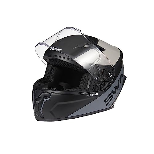 Casque intégral KSK SWA gris contre les projections de la route