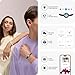 TOTWOO Long Distance Touch Bracelets for Love, Vibration & Light Up Pairing Bracelets, Gifts for Mother-Daughter, Sisters, Women's Fashion Smart Jewelry, One-to-One Bluetooth Pairing via App