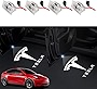 Motrobe for 2016-2023 Tesla Model Y Model 3 Model S, 2016-2021 Model X Integration Ultra-Brights Step Led Puddle Door Lights Never Fade with Extension Cord, Pack of 4