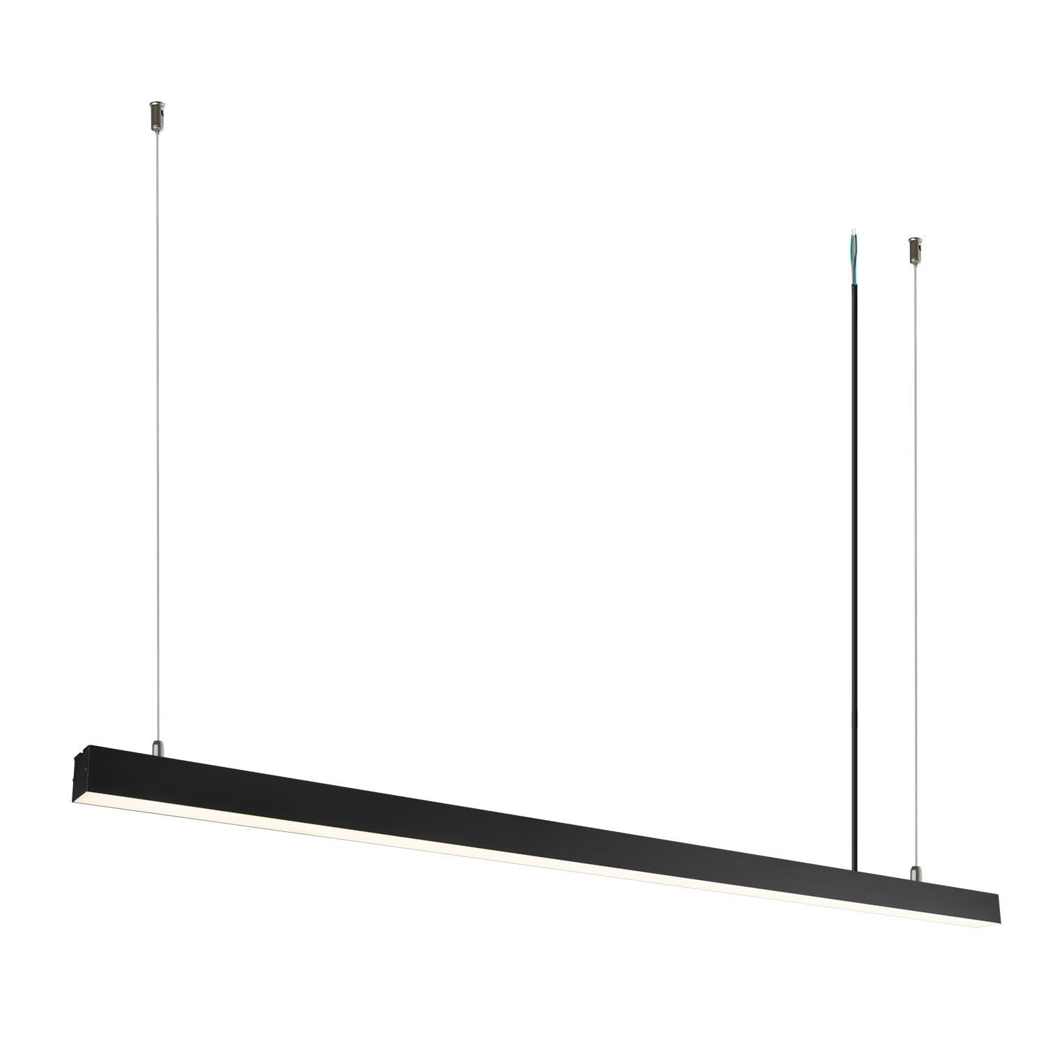 Luminaria Lineal LED Philips 2835 150 Cm CCT (Tonalidad Luz Regulable) 50W 7500Lm IP40 Acabado Negro Superficie/Suspendida | Greenice