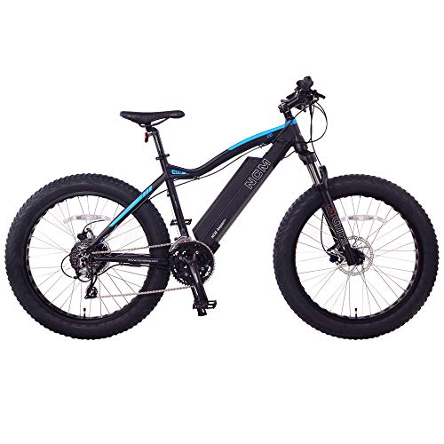 NCM Aspen Plus Electric Fat Tire Bike, 500W Powerful Hub Motor, Large Capacity Removable Lithium Battery (48V 16Ah), Hydraulic Disc Brake, 24 Speed Gear, (Black, 26” Wheels), 48-96+km