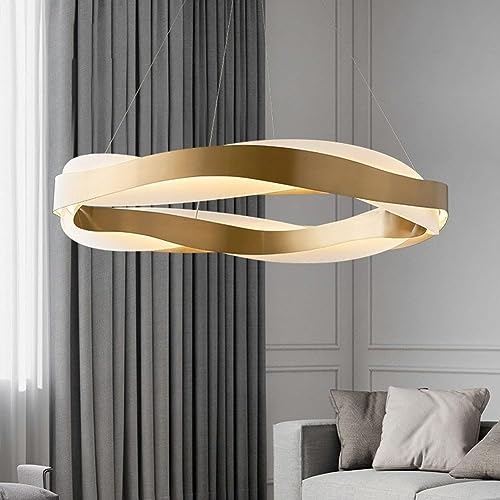 Chandelier LED moderne rectangle 100cm lustre acier inox - 5