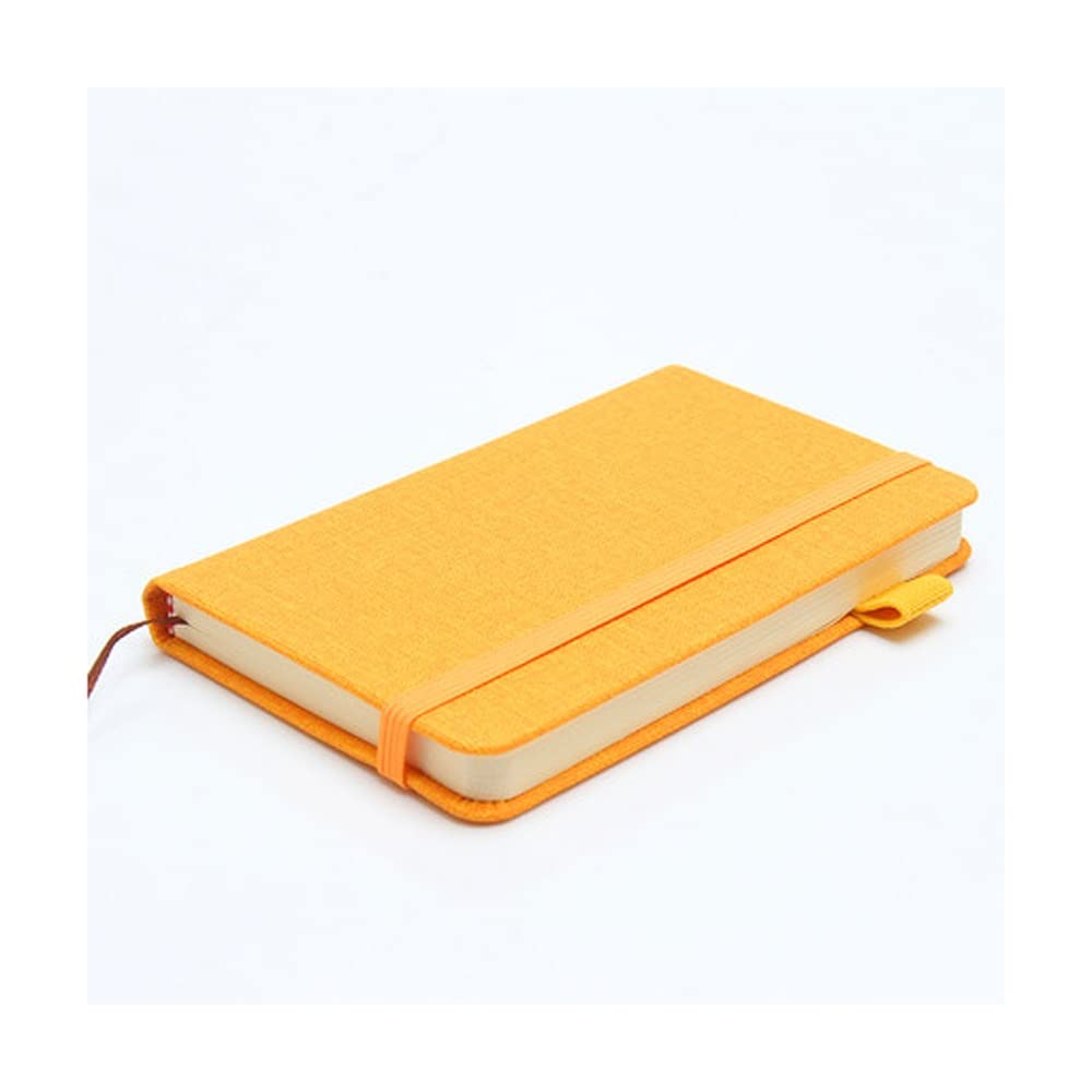 A6 Cuaderno de páginas en Blanco Bloc de Notas de Lino Calendario de Diario de Cuero (Color : B, Size : One Size)