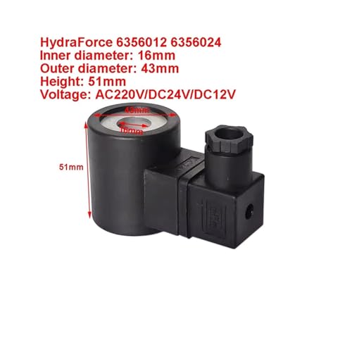 Bobine HydraForce 24V alésage 16 mm pour électrovanne hydraulique - 3