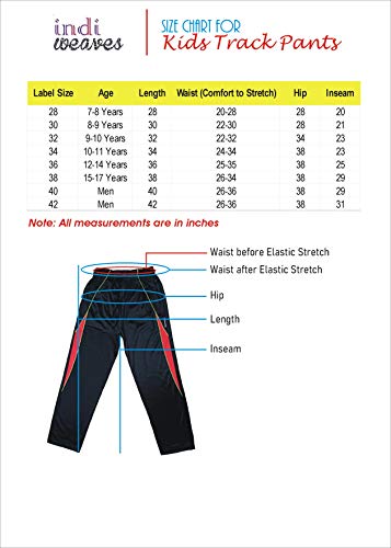Image of IndiWeaves Boys Polyester Printed Track Pants /Lower (Grey6,10-11 Years)