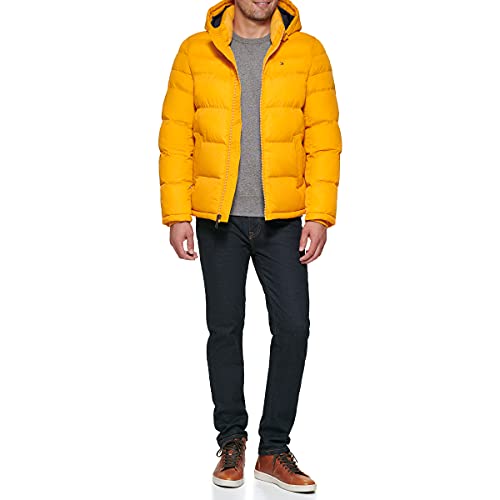 Image of Tommy Hilfiger Men's Down Alternative Hooded Puffer Jacket (Standard and Big & Tall)