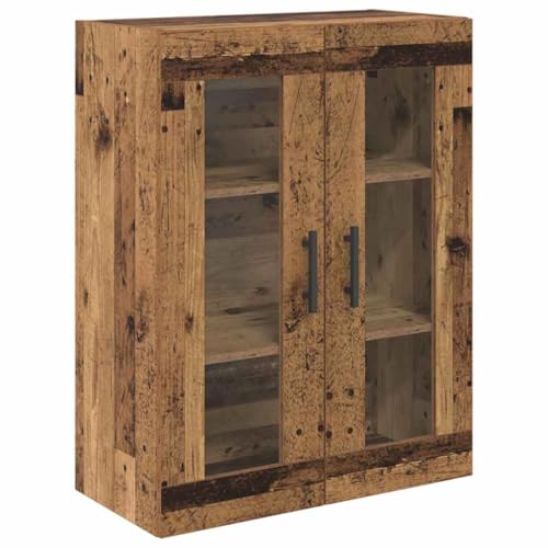 Tablero alto de madera recuperada para salon comedor con amplio almacenamiento 8