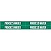 Brady 7224-4, 91751 Self-Sticking Vinyl Pipe Marker, (Pack of 50 Cards)