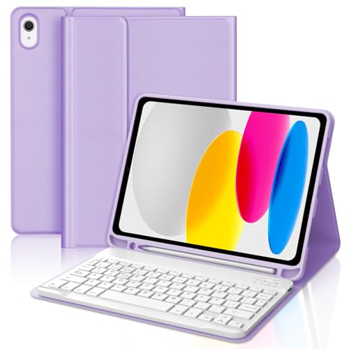 Teclado para iPad 10 Generacion 10.9 Funda Español Ñ Bluetooth Inalámbrico FOGARI 11 Pulgadas