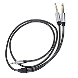 Répartiteur de microphone - audio haute avec une conception blindée pour une qualité sonore complète et aucune interférence, cordon répartiteur de microphone équilibré