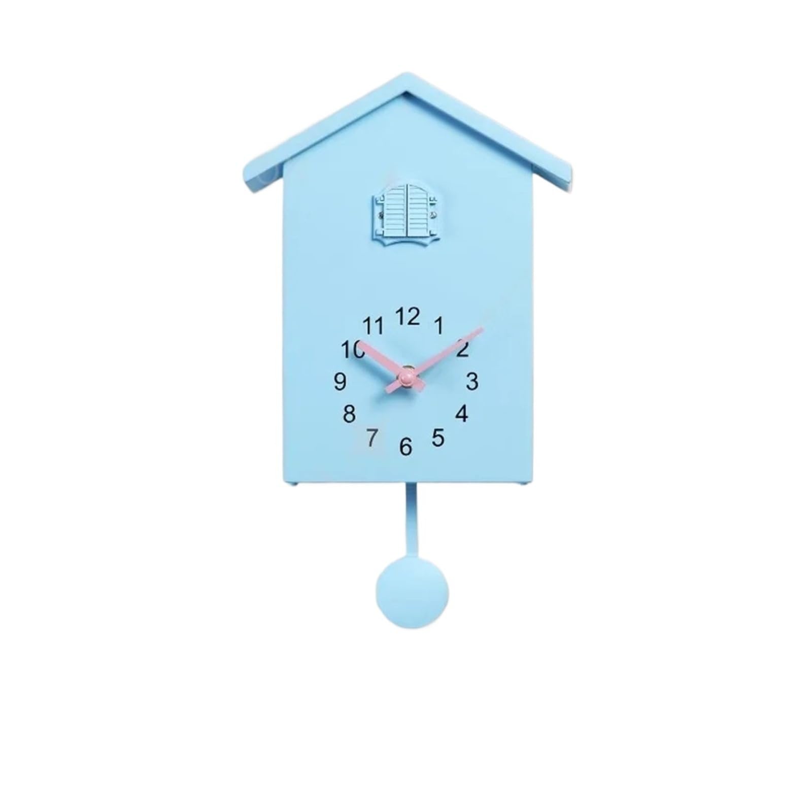 GOXQIT 1 Pcs Cuckoo Clock For Living Room Home Decoration Time Telling Bird Wall For Living Room(Blue)