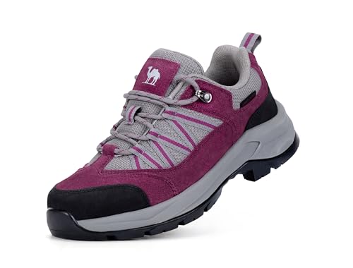 CAMEL CROWN Women's Hiking Shoes Lightweight Non-Slip Breathable Outdoor Trail Trekking Sneaker Walking Low Height