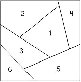 Quilting Creations Crazy Quilt 4 Stencil, 8