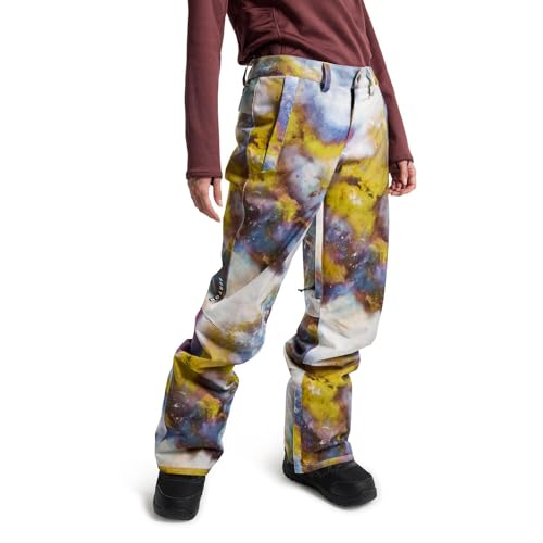 Burton Womens' Society 2L Waterproof Insulated Snow Pants (Standard, Small, Stout White Voyager)