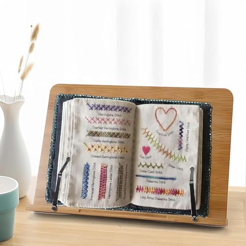 Image of HASTHIP Embroidery Stitch Book, Assorted Stitching Methods