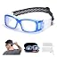 Blue Frame White Pad