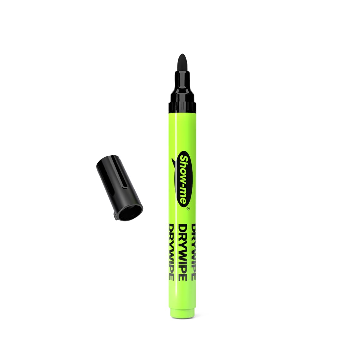 Whiteboard-Marker, Schwarz, Spitze mittel, 200 Stück