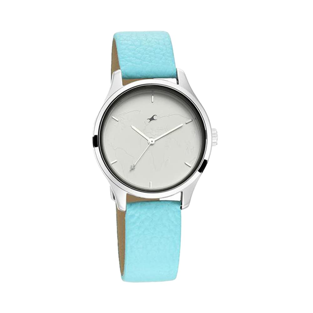 Fastrack Tripster Quartz Analog White Dial Leather Strap Watch for Girls-NR6219SL01 (B0862LCFHY) Amazon Price History, Amazon Price Tracker