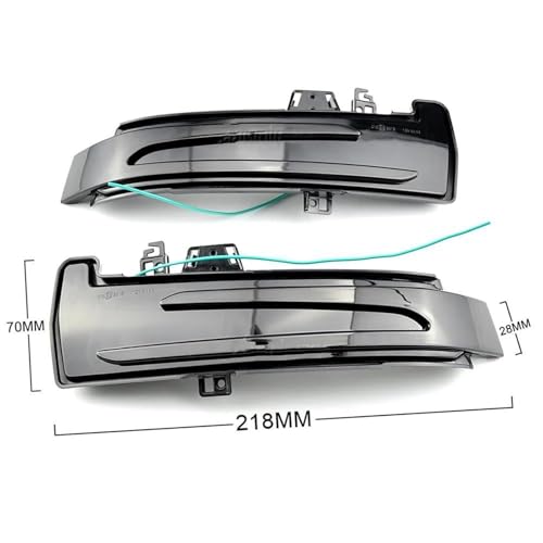 Luces LED dinámicas de señal de giro intermitentes para retrovisor W204 3
