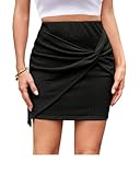 【Bequemes Material】Kate Kasin Bodycon Minirock wurde aus leichtem und glattem Stoff, mehr freundlich zu Haut, bringen Sie seidig weich & komfortable Erfahrung gemacht. Dieser Bleistiftrock passt für die meisten Körperformen, praktisch zum An- und Ausziehen.