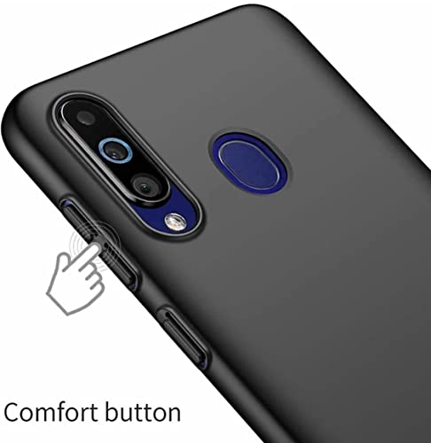 Image of Mobile Back Cover Case for Vivo Y19 /VIVO U20 (Silicone Case|CameraProtection|Black SC1510)