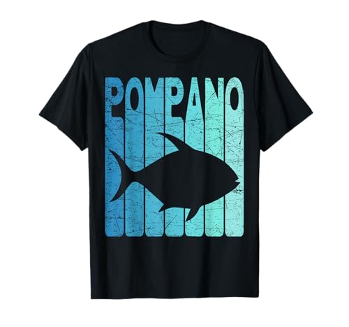 Pompano Vintage Pompano Fishing Retro Seafood T-Shirt