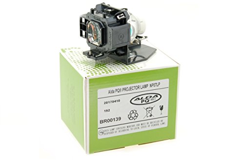 Premium Beamerlampen NP07LP - Lámpara de proyección para NEC NP300, NP300 EDU, NP400, NP400 EDU, NP410W, NP410W EDU, NP500, NP500 EDU, NP500W, NP500W EDU, NP500WS, NP500WS EDU, NP510W, NP510W EDU, NP510WS, NP600, NP600 EDU, NP600S, NP600S EDU y NP610