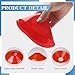 Sratte 200 Pcs Soccer Cones with Strap and Mesh Bag Agility Disc Cones Soccer Training Cones Disc Sports Cones for Drills Challenge Football Basketball Skating Kids Games Outdoor Indoor (Multicolor)