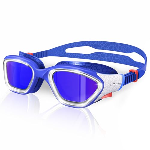 Image of Whale Swim Goggles Polarized Anti-Fog Lenses, Unisex | 100% UV Protection | Anti-Fog Goggles High Definition, Wide-Angle View