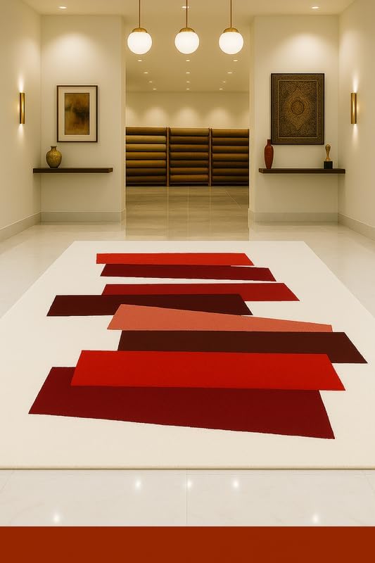 Image of Luxurious Tufted Woolen Carpet Collection Size 10 X 12 Feet (Color-Multi)