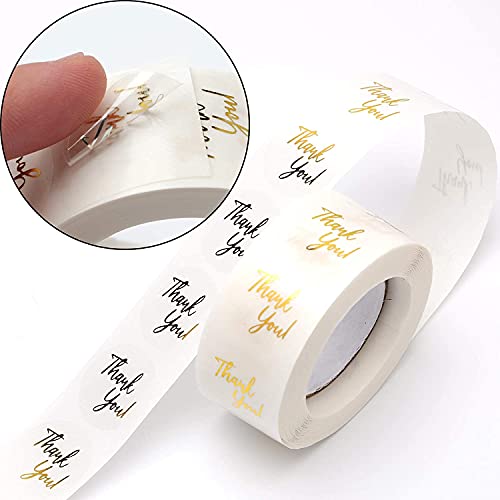 Thank You Stickers, 500Pcs Pvc Transparent Thank You For Your Order Sealing Stickers Decoration For Business, Packaging Bags, 1Inch (Thank You) #TOP2